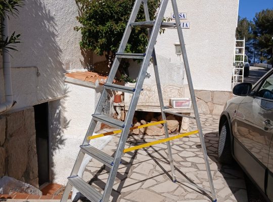 Escalera de tijera de 7 peldaños