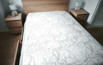 Estructura cama 140×200 con somier de lamas calidad extra y 4 cajones