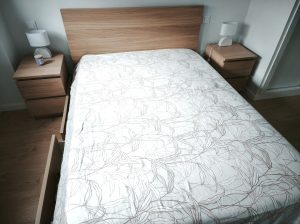 Estructura cama 140×200 con somier y 4 cajones